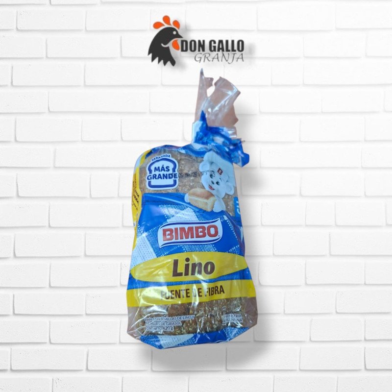 Pan Bimbo con Lino - Fibra y Sabor