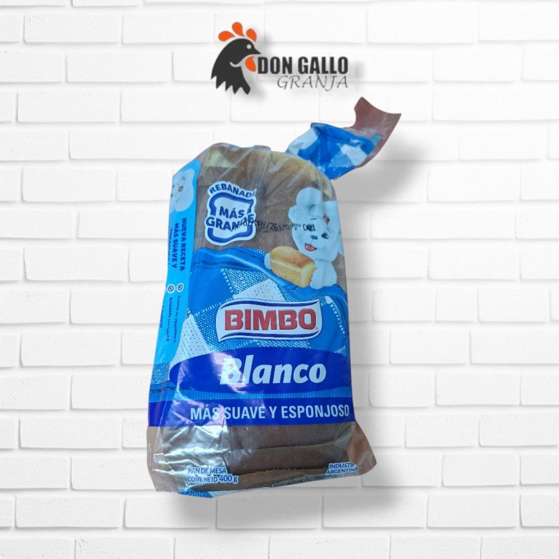 Pan Blanco Bimbo 400g - Granja Don Gallo