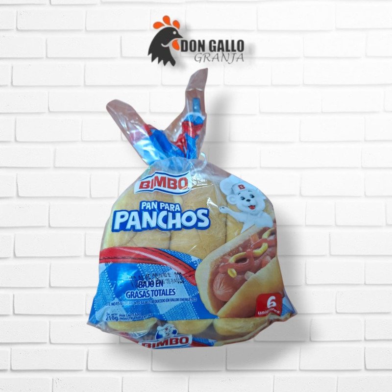 Pan para Panchos Bimbo x6 - Súper Tiernos