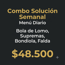 Combo "Solución Semanal" - Menú Diario