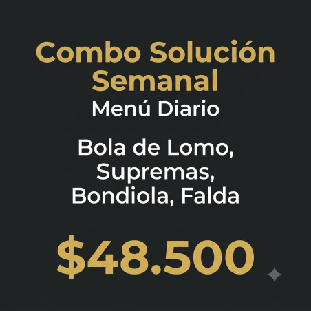 Combo "Solución Semanal" - Menú Diario