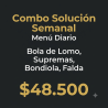 Combo "Solución Semanal" - Menú Diario